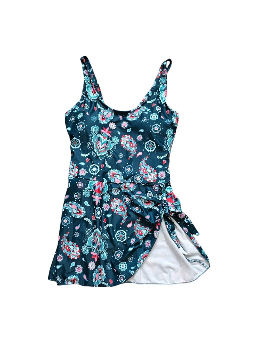 Unbranded Womens Large 1 piece Swimsuit Teal Green Swimwear